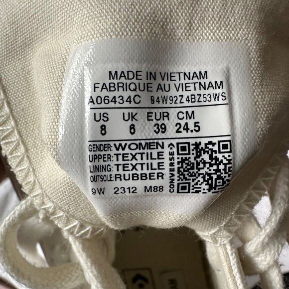 Converse Chuck 70 3D Charms Hi Women Shoes 8 Flower Stars Heart Sneaker A06434C - Picture 11 of 13